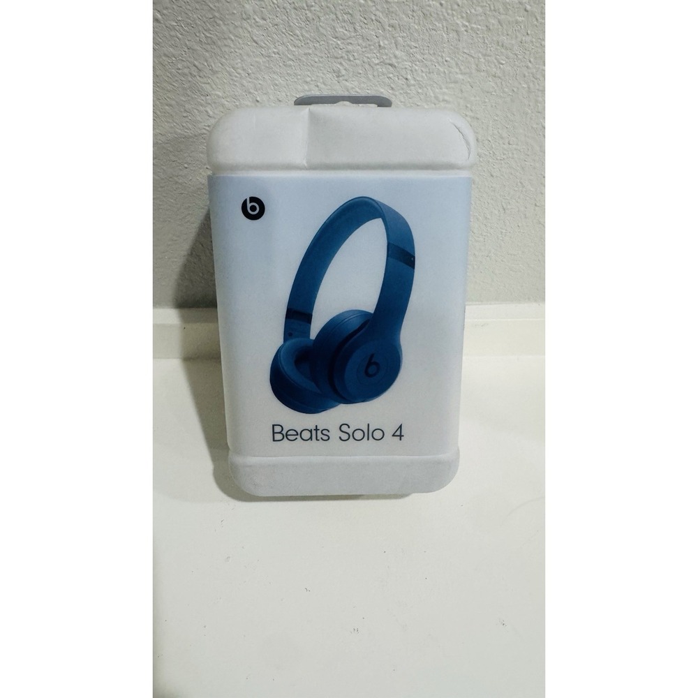 Beats Solo 4 Bluetooth Wireless On-Ear Headphones - Slate Blue - 50 Hrs Battery - Picture 3 of 5